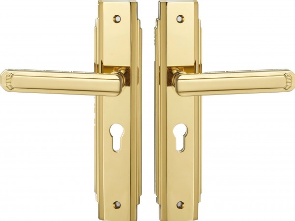 Khoá đồng cao cấp lắp cửa thông phòng mạ 18k